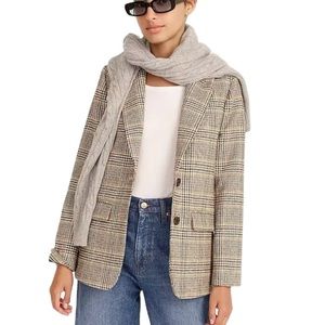 J.Crew Sommerset blazer in glen plaid English wool size 4